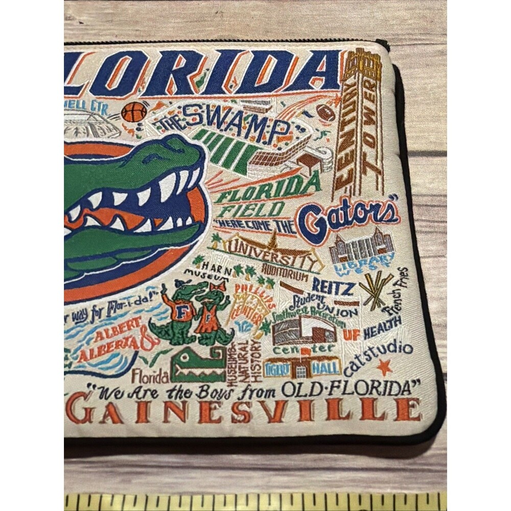 NEW Catstudio Collegiate Florida Gators SEC Zipper Pouch Travel Bag Wristlet - Picture 3 of 10